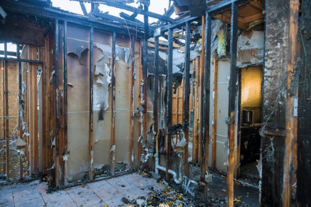 Professional Fire Damage Removal technician working in Carrollton, VA